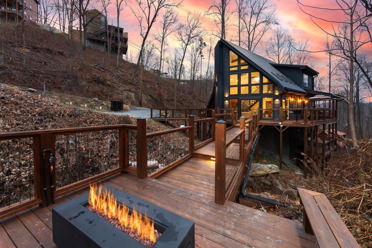 Night Owl Cabin Villa Gatlinburg Exteriör bild